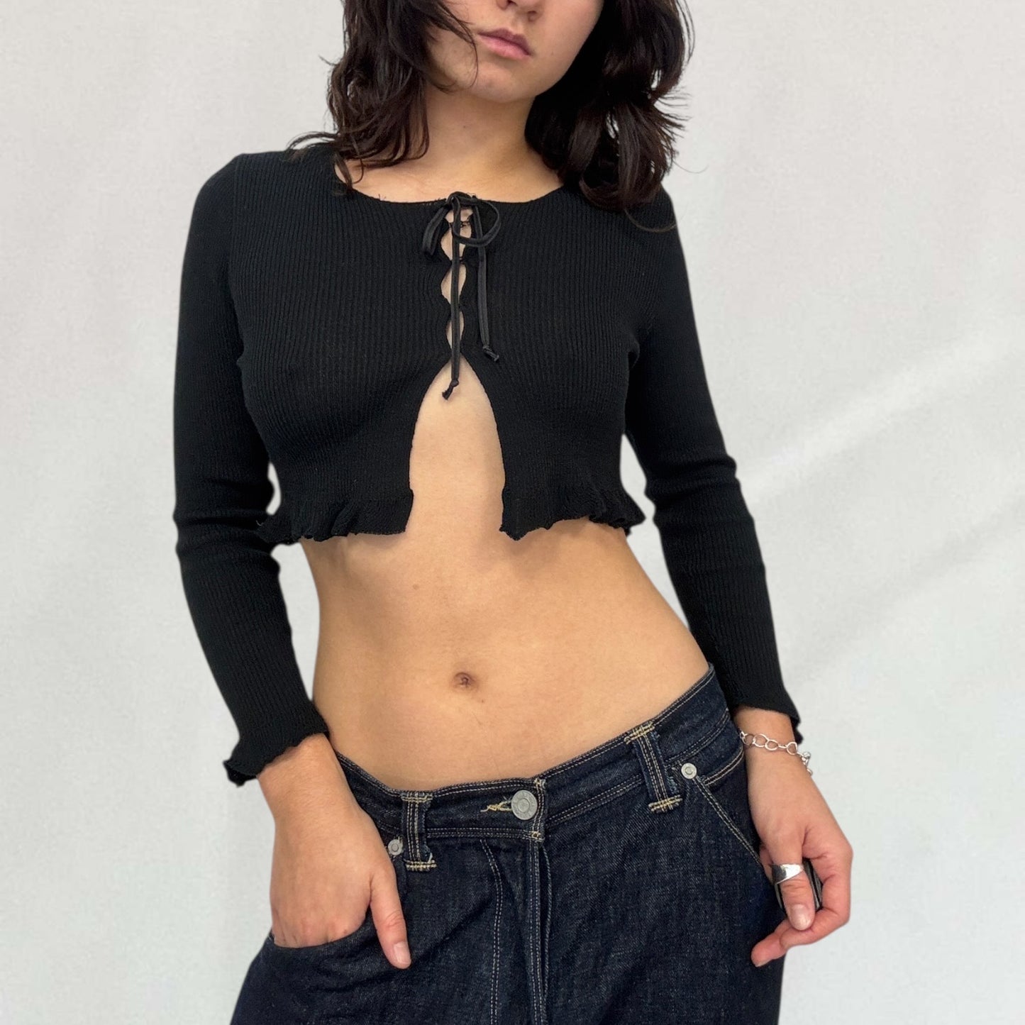 Miu Miu hook-and-eye bolero