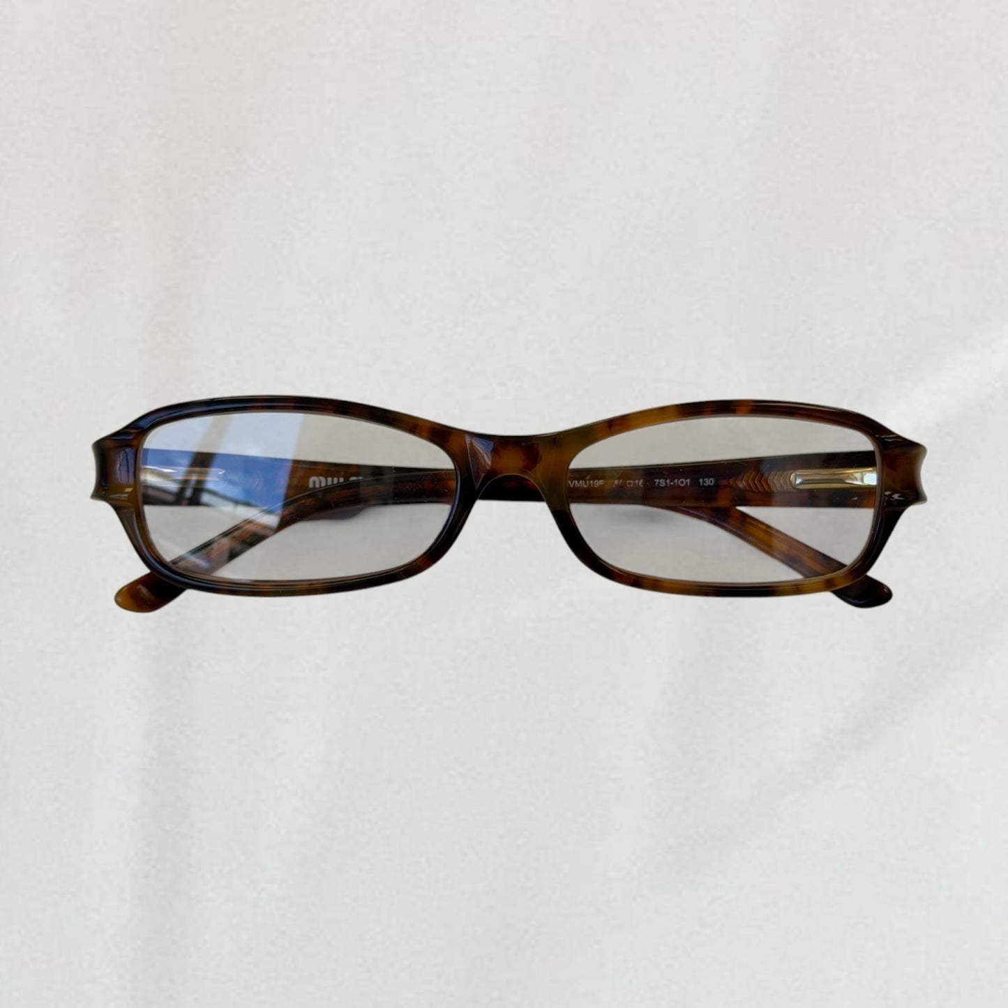 Miu Miu tortoiseshell glasses