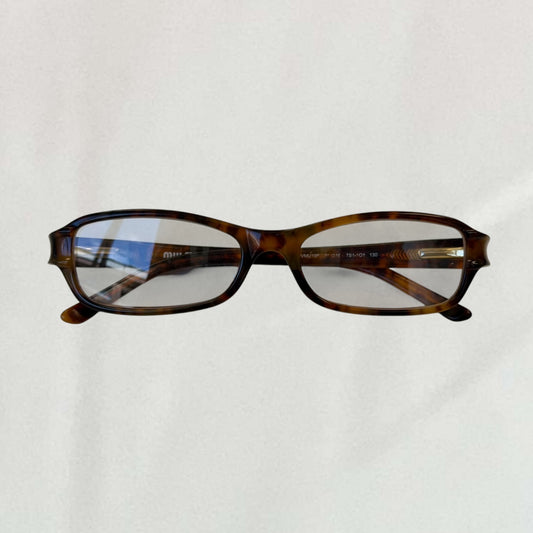Miu Miu tortoiseshell glasses