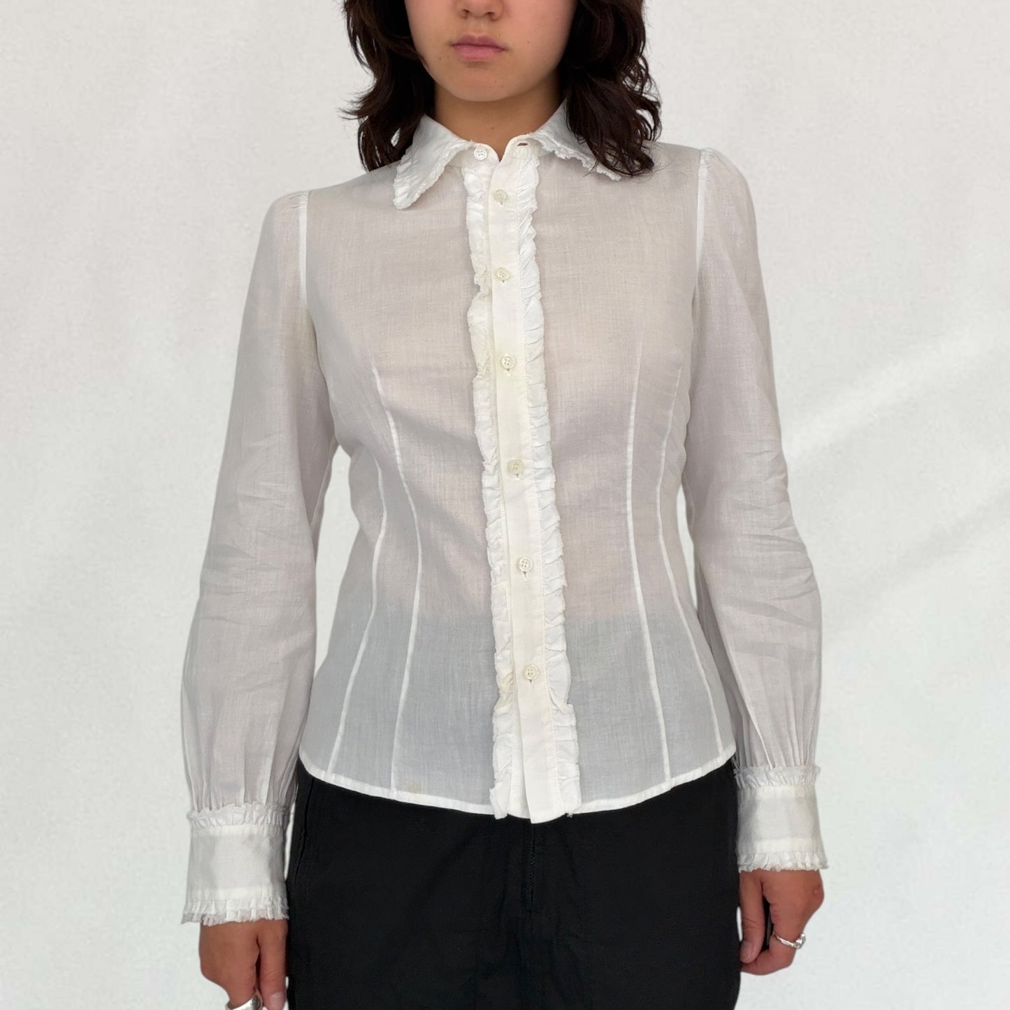 Prada long sleeve blouse