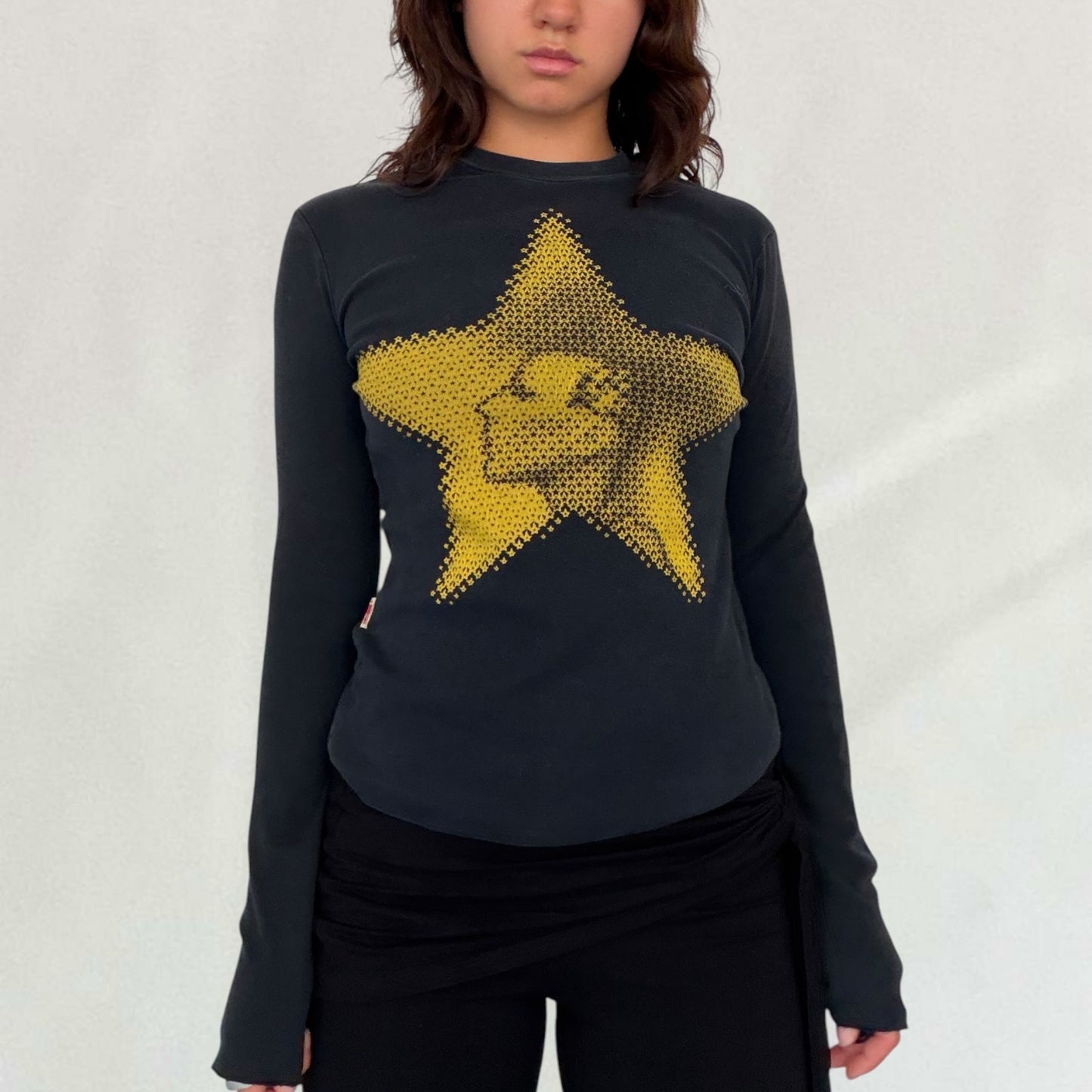 Jean Paul Gaultier star print top