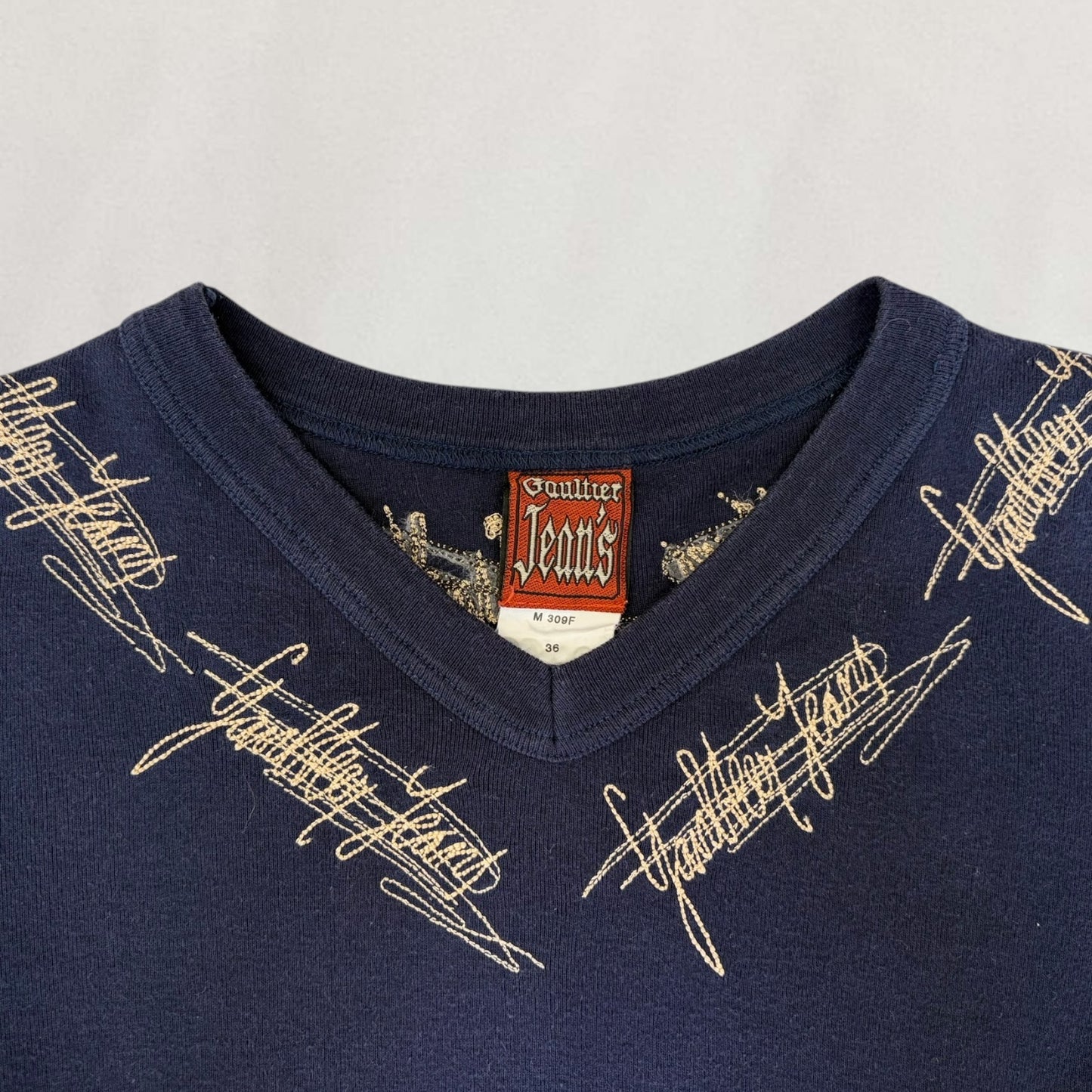 Jean Paul Gaultier V-neck top
