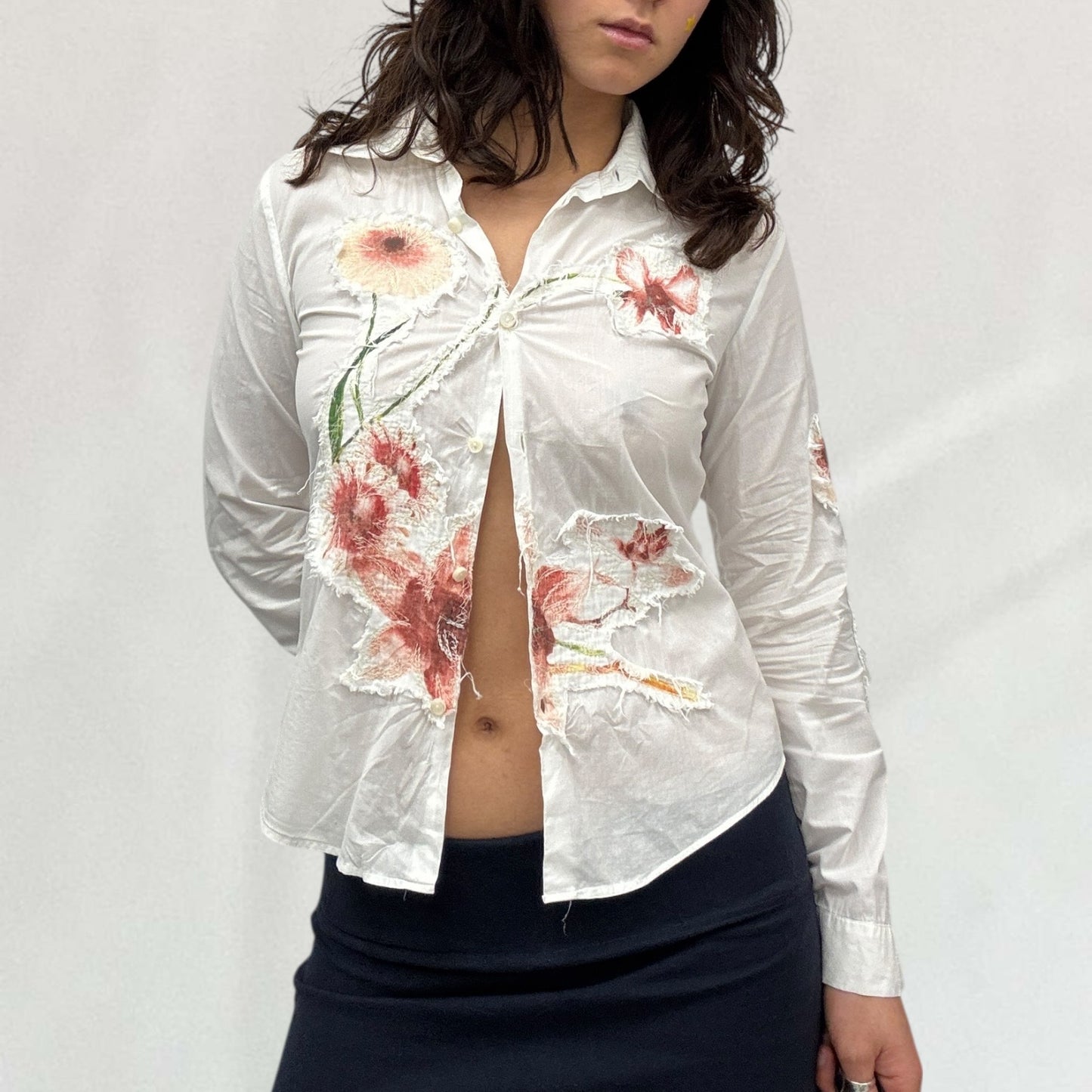 Roberto Cavalli flower shirt