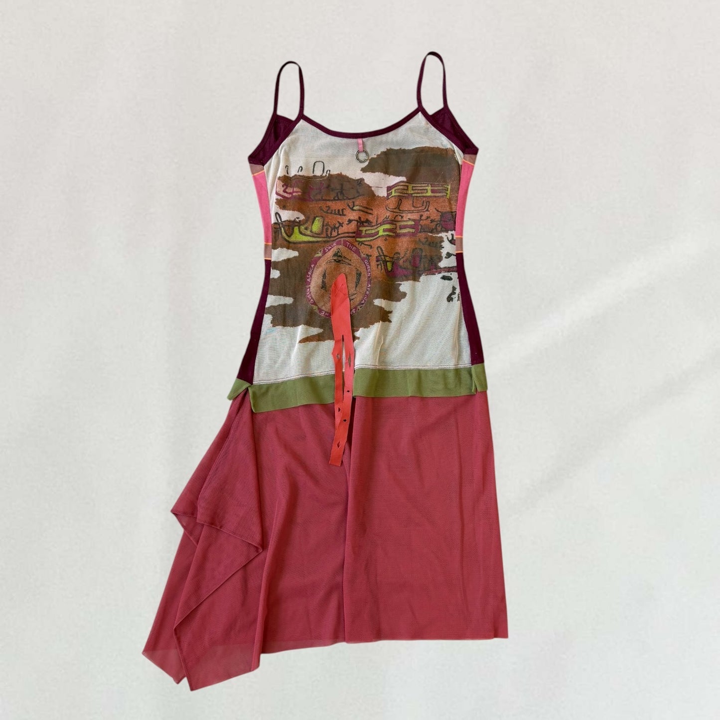 Save The Queen asymmetric dress