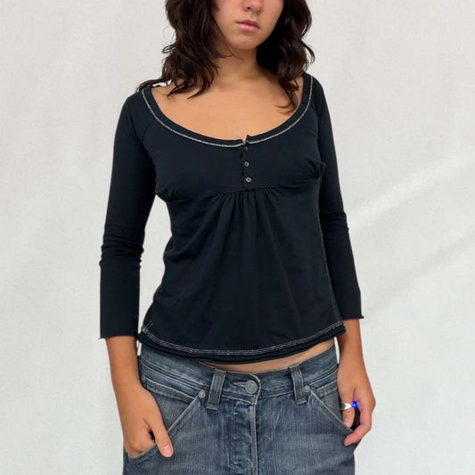 Marithé + François Girbaud babydoll top