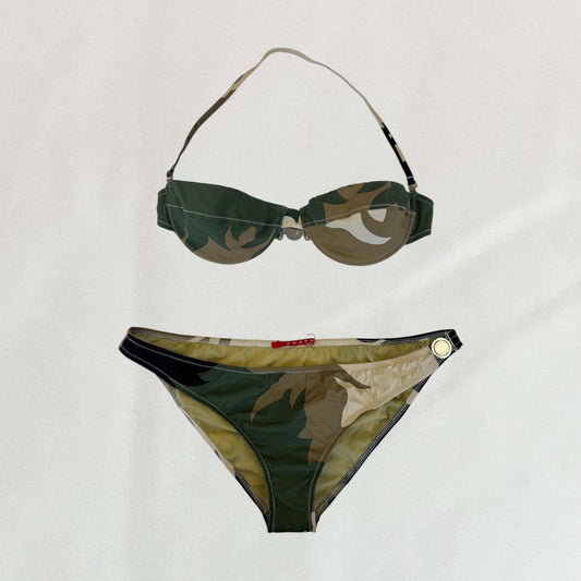 Prada camo print bikini