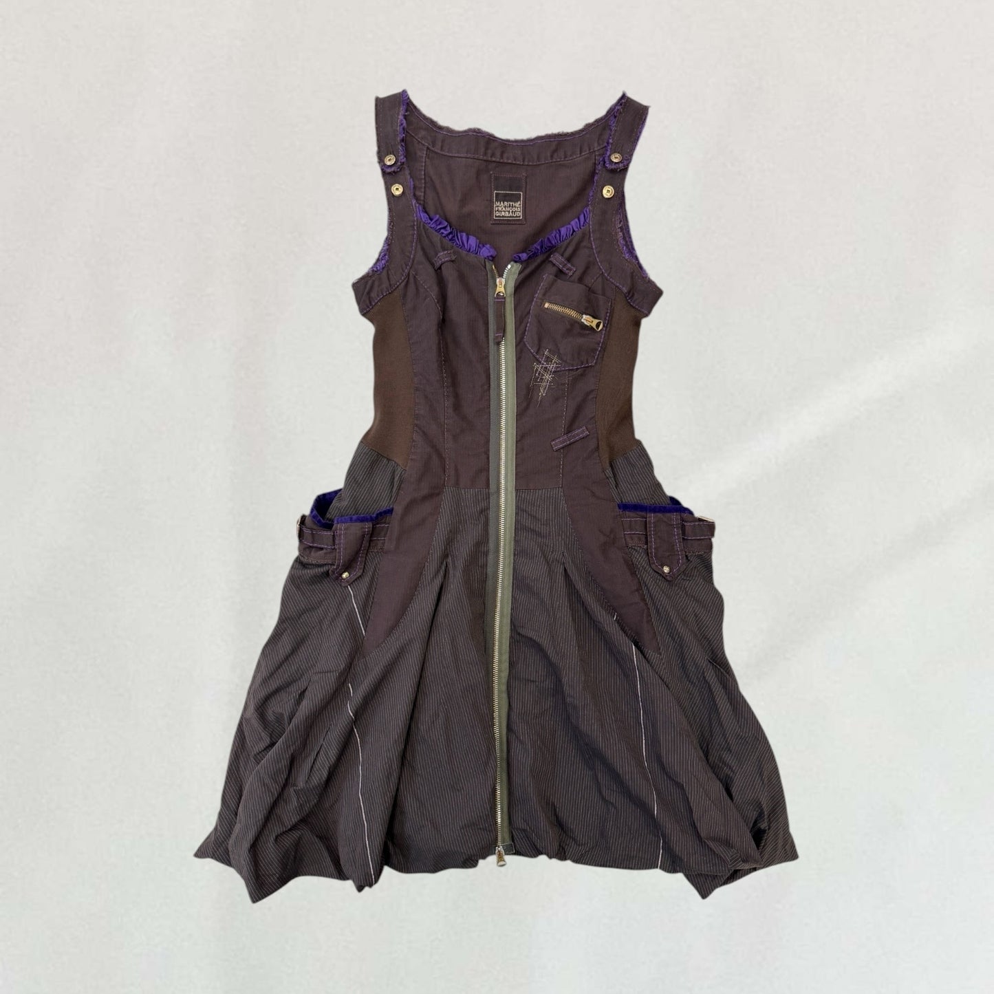 Marithé + François Girbaud zip front dress