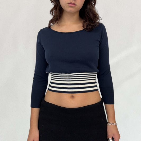 Jean-Paul Gaultier cropped jumper