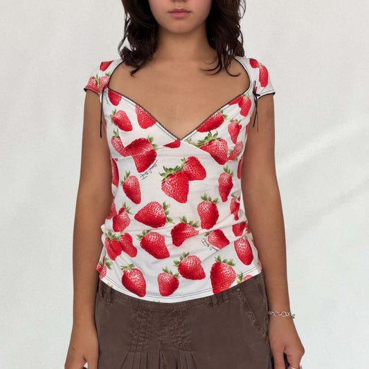 Roberto Cavalli strawberry T-shirt