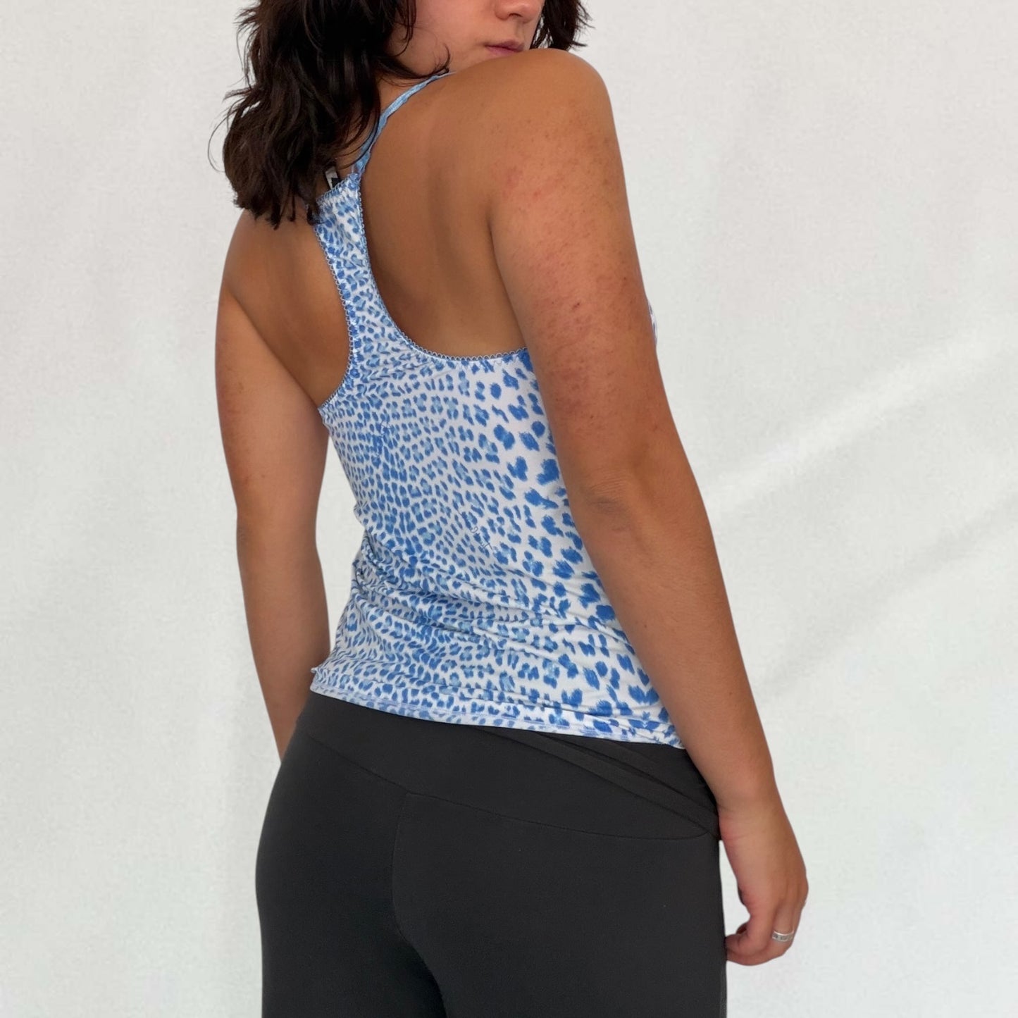 Roberto Cavalli leopard print cami