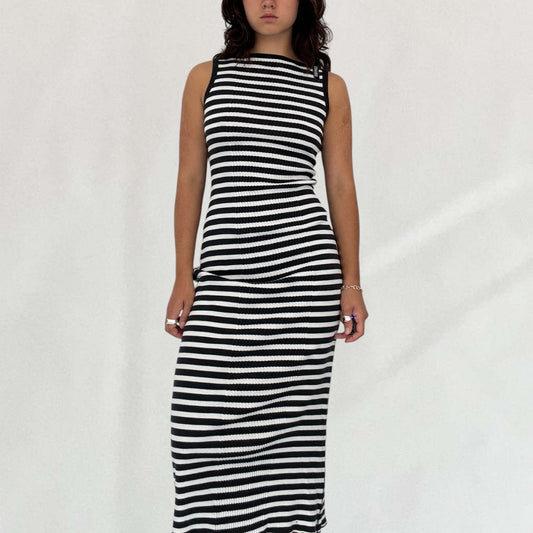 Jean Paul Gaultier striped dress