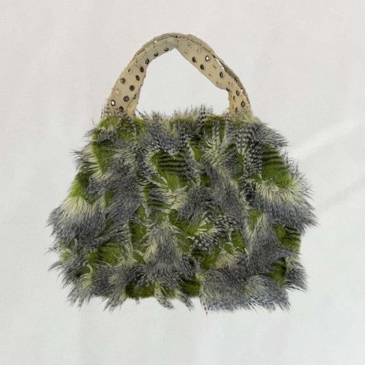 Custo Barcelona fur bag