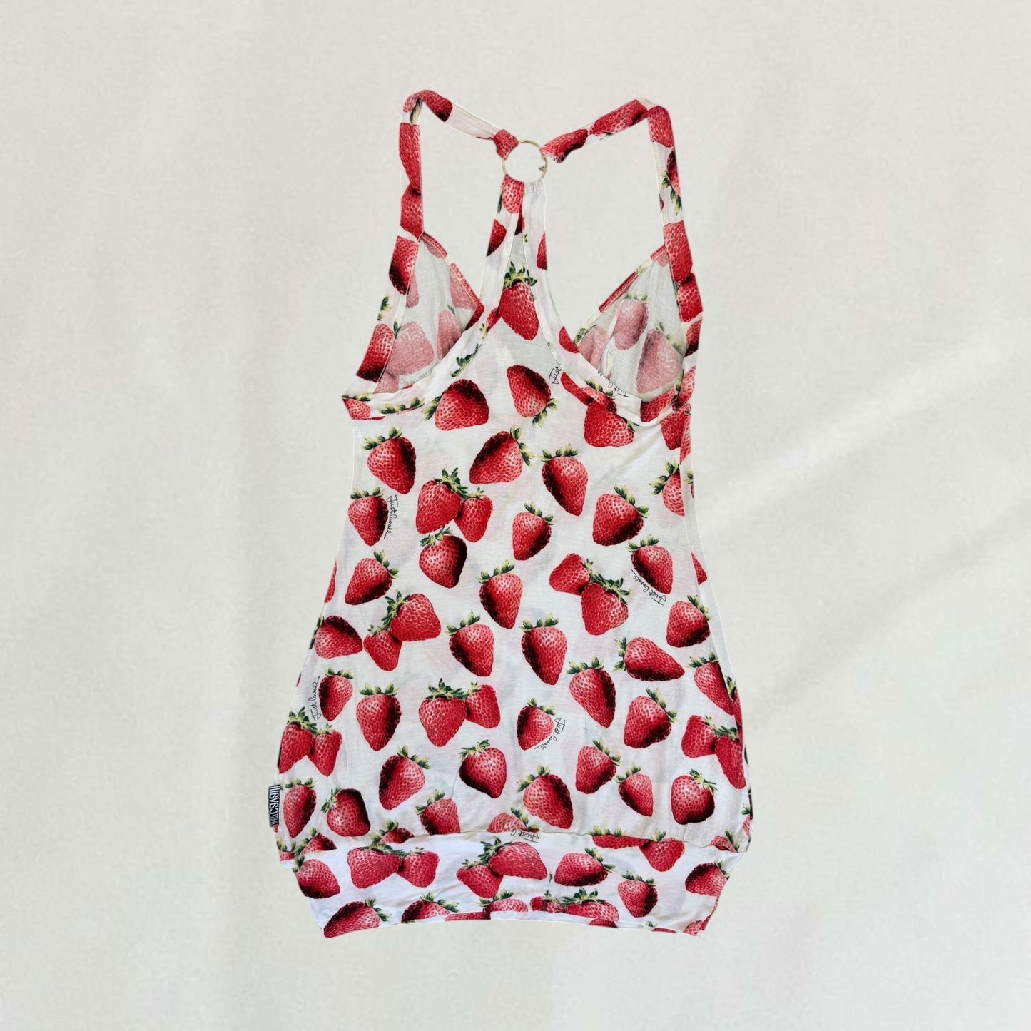 Roberto Cavalli strawberry print dress