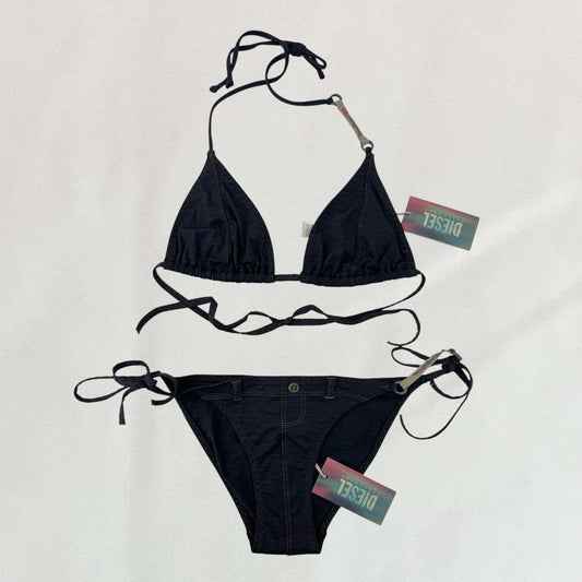 Diesel denim print bikini