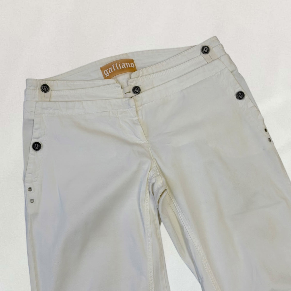 John Galliano sailor-style trousers