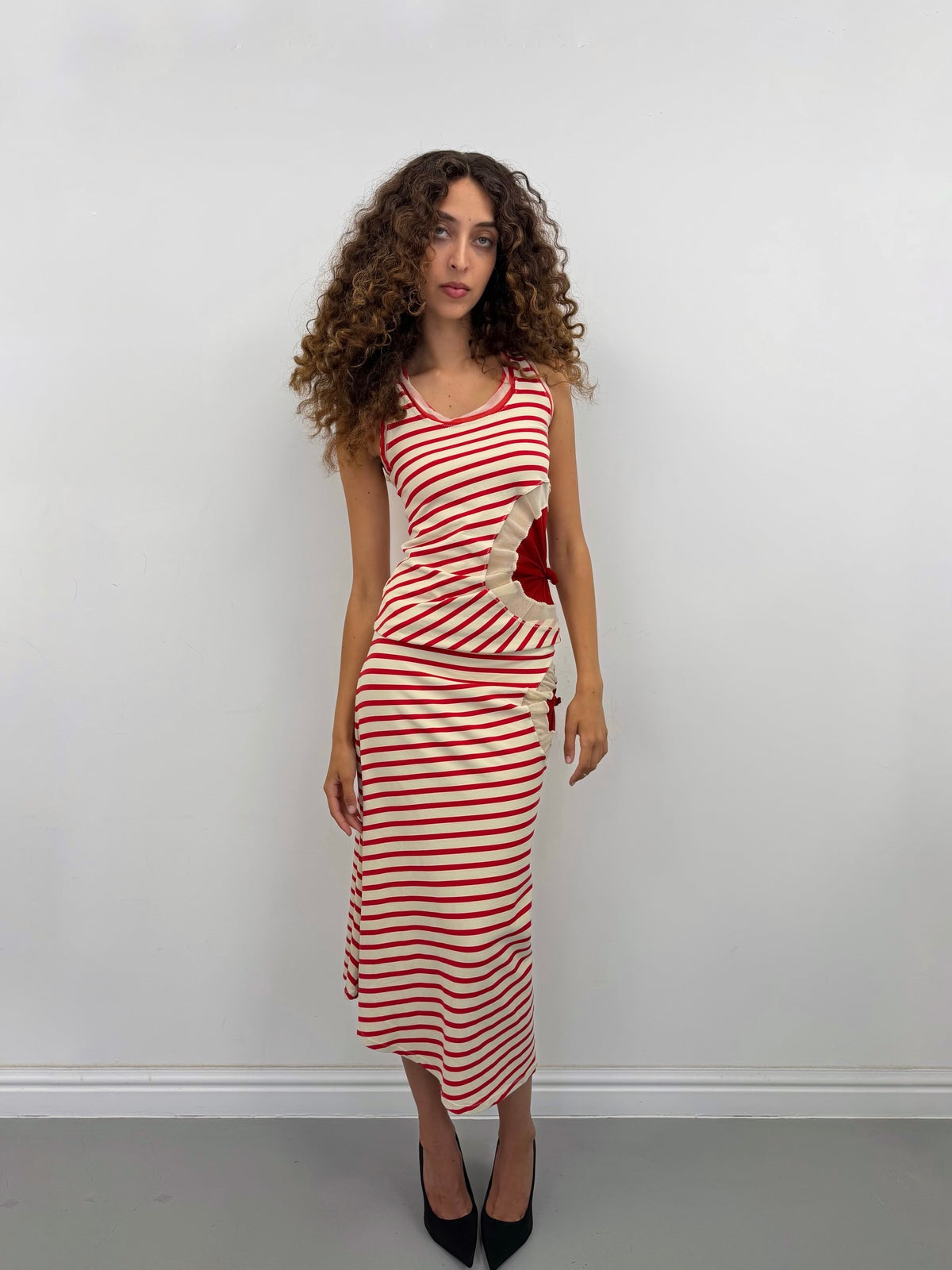 Vintage Jean Paul Gaultier striped two piece set – Vival Studios