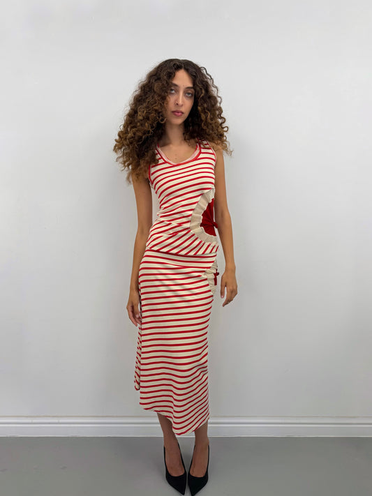 Vintage Jean Paul Gaultier striped two piece set – Vival Studios