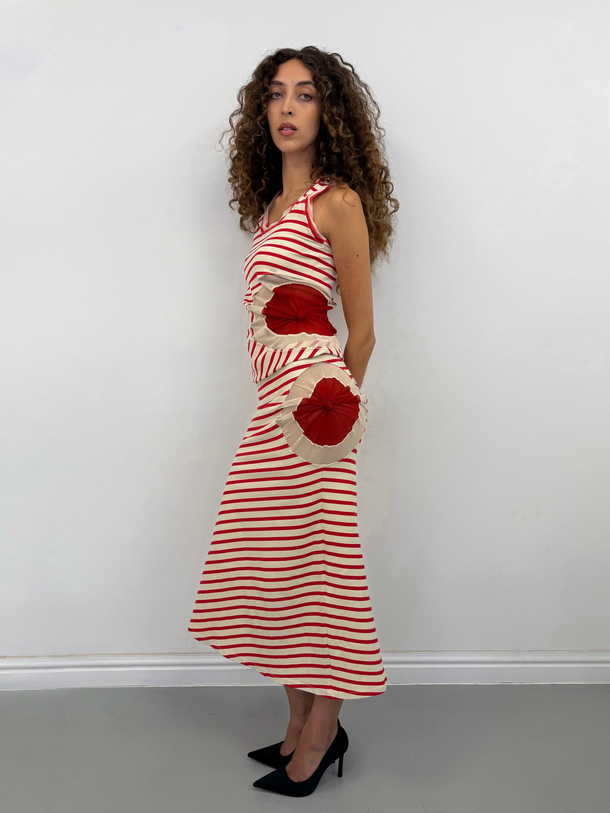Vintage Jean Paul Gaultier striped two piece set – Vival Studios