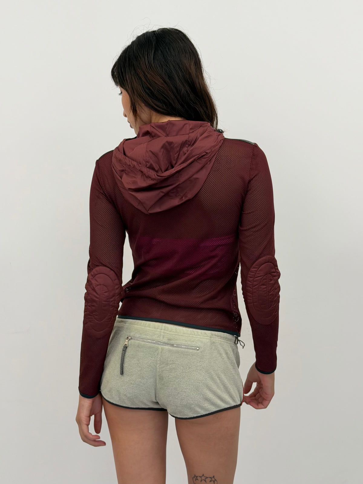 Vintage Prada Sport burgundy zip up jumper – Vival Studios