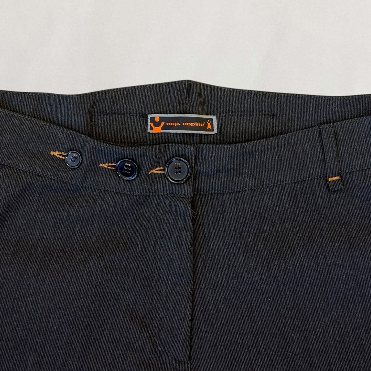 Vintage Cop Copine dark grey drop crotch capris – Vival Studios