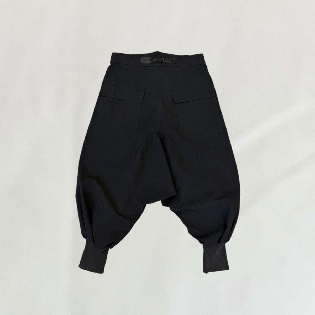 Vintage Cop Copine dark grey drop crotch capris – Vival Studios