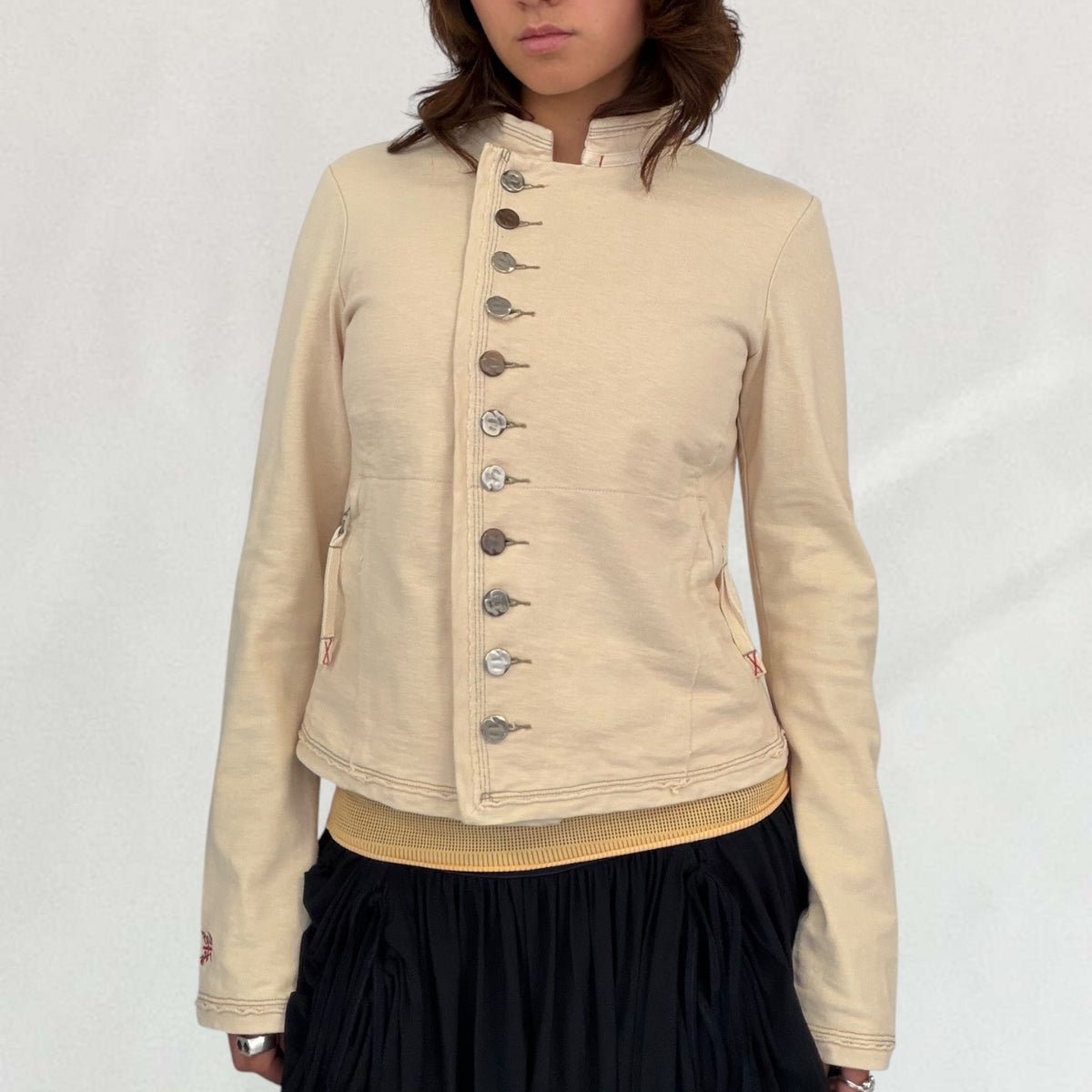 Marithé + François Girbaud asymmetric jacket