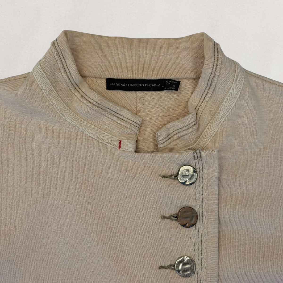 Marithé + François Girbaud asymmetric jacket