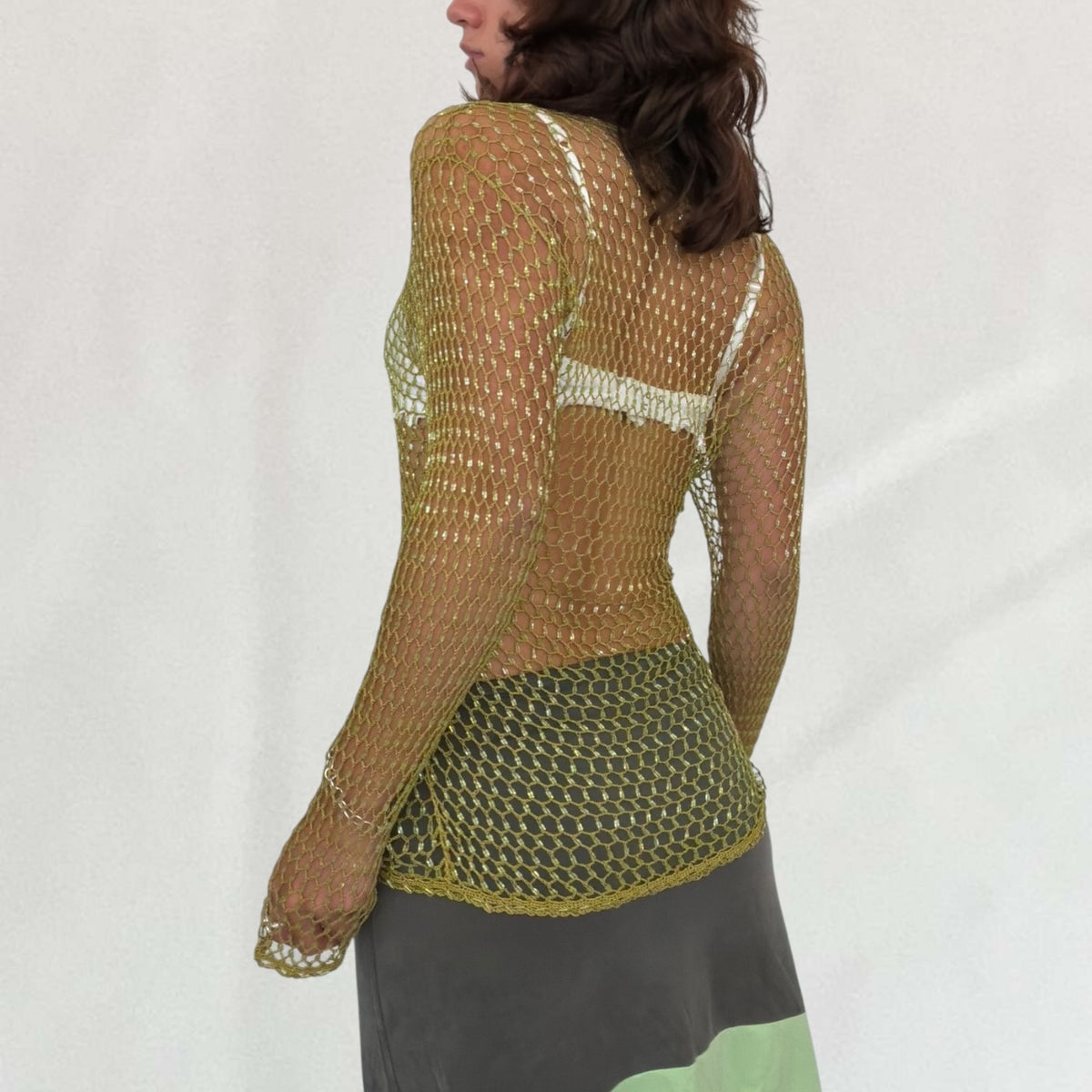 Roberto Cavalli netted cardigan
