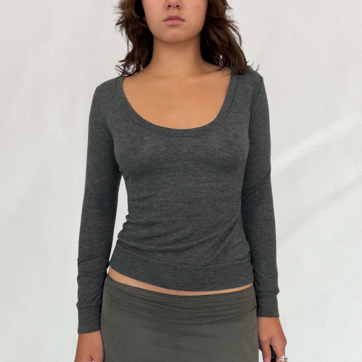 Miu Miu scoop top