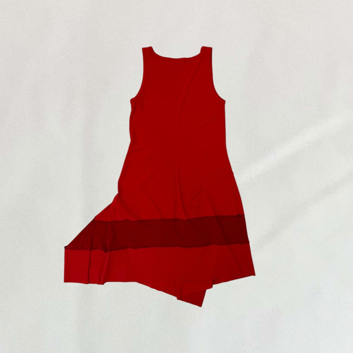 Vintage Marithé + François Girbaud red gathered midi dress – Vival Studios