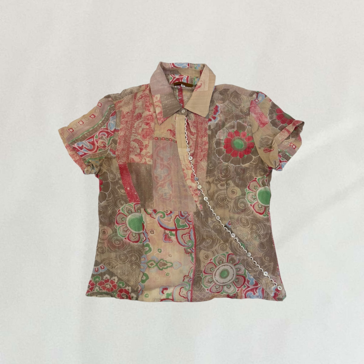Kenzo asymmetric shirt