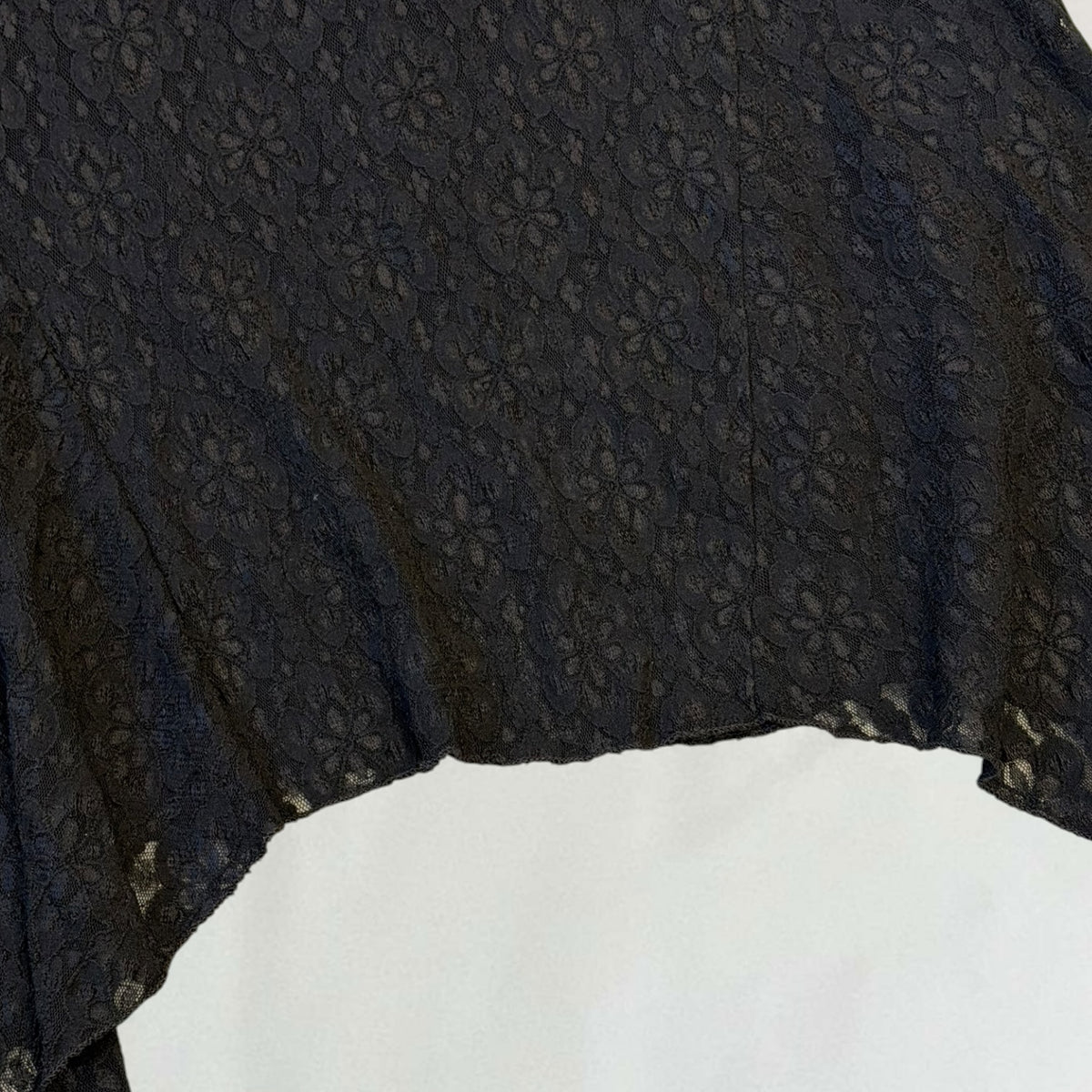 Dolce & Gabbana lace asymmetric midi skirt