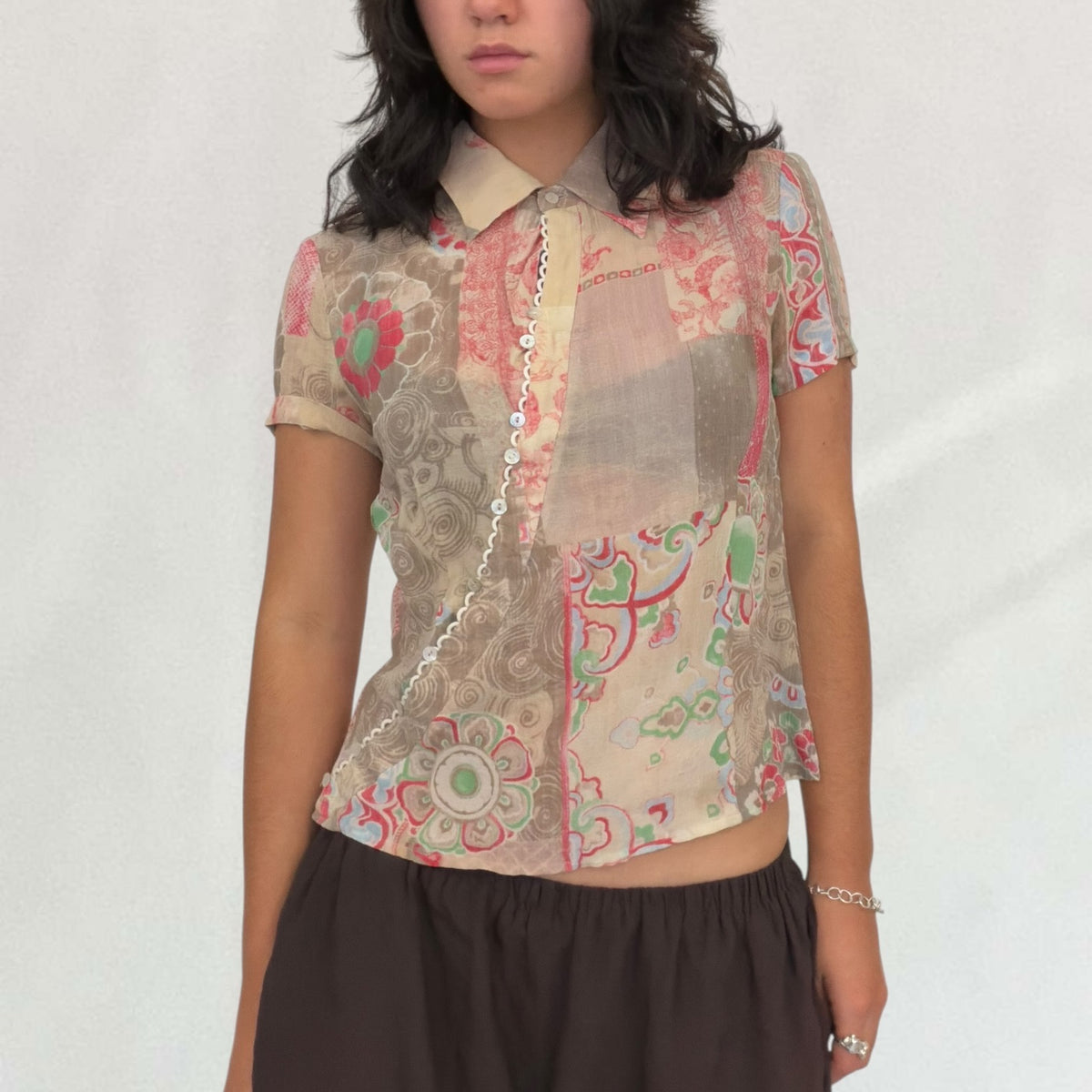 Kenzo asymmetric shirt