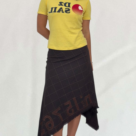 Cop Copine plaid maxi skirt