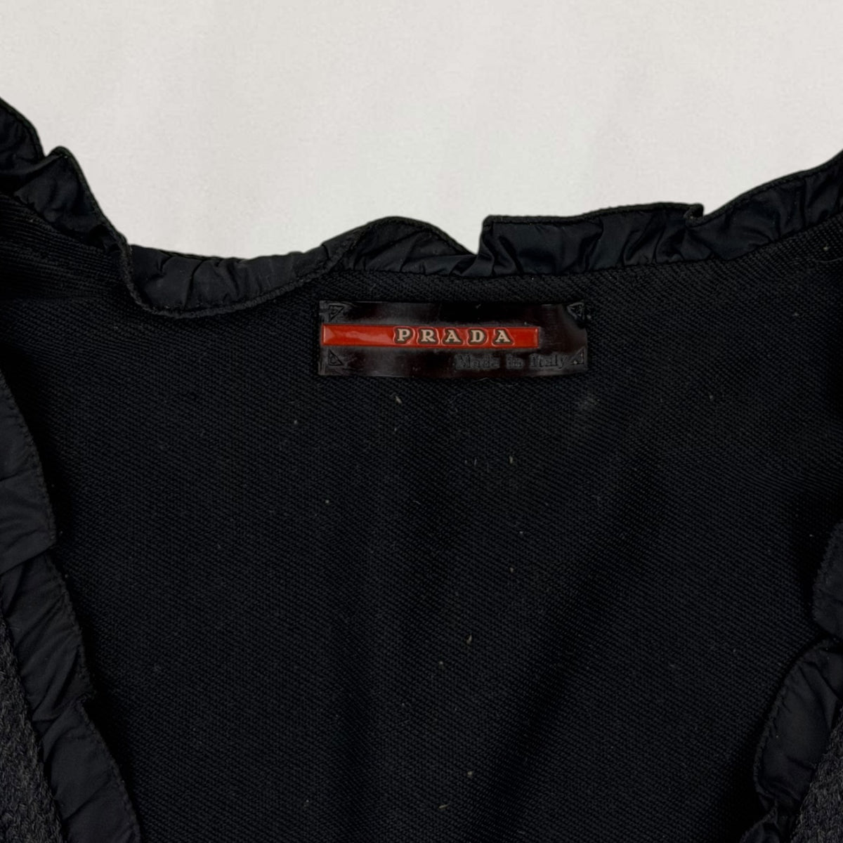 Prada Sport long-sleeve V-neck top