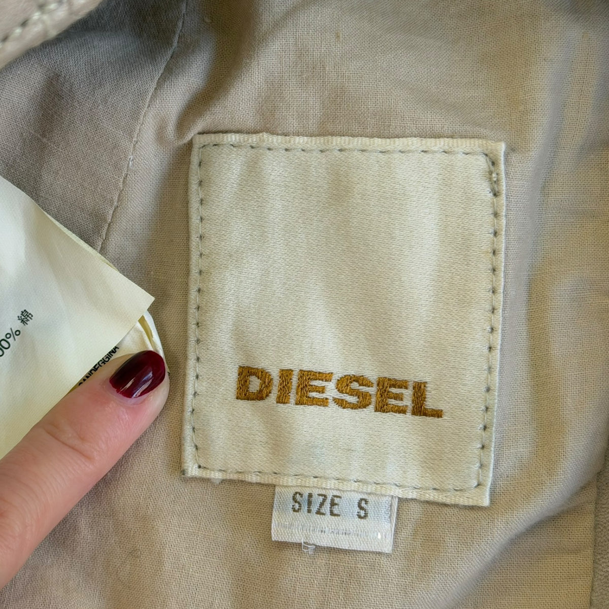 Diesel leather waistcoat