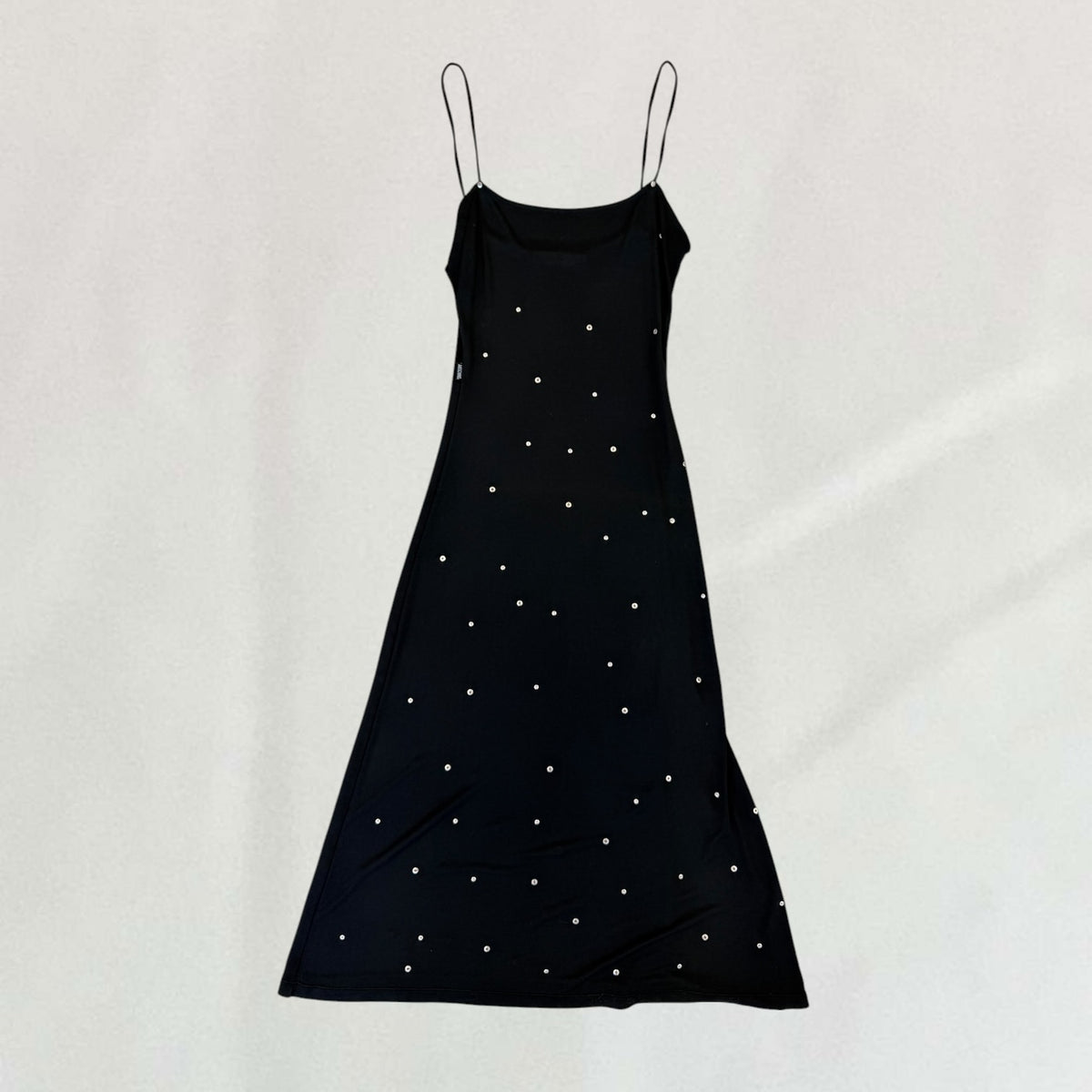Moschino button detail midi dress