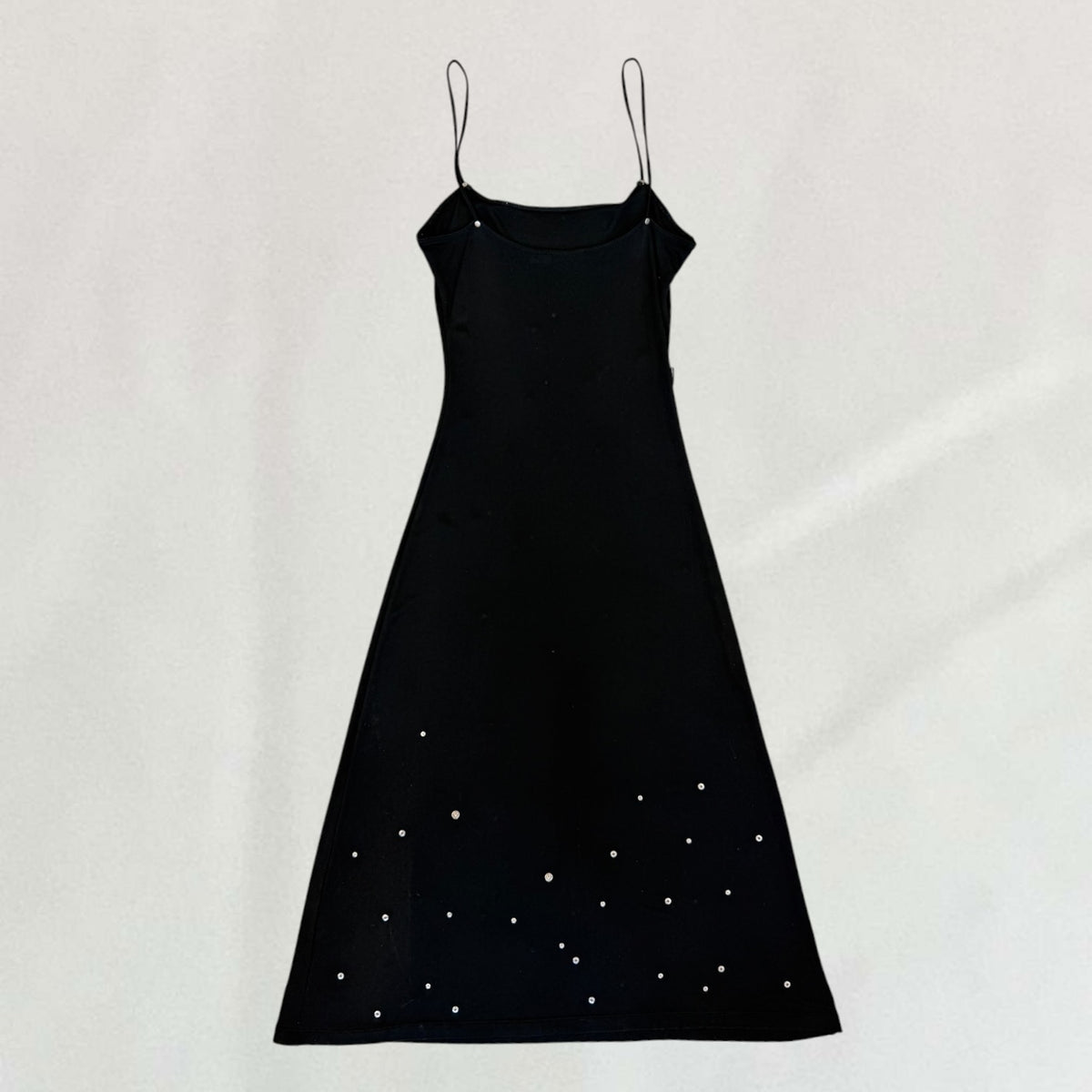 Moschino button detail midi dress