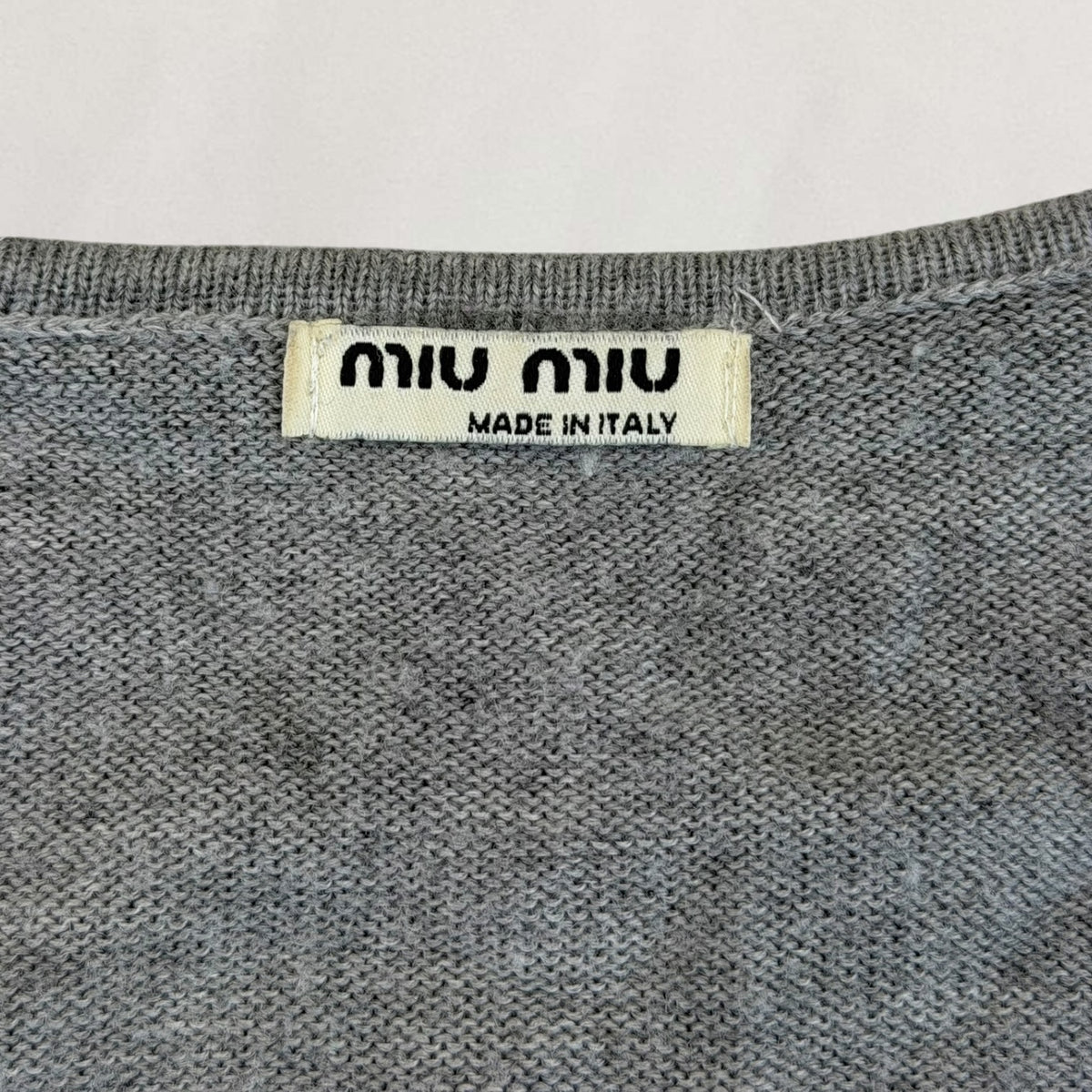 Miu Miu knitted top