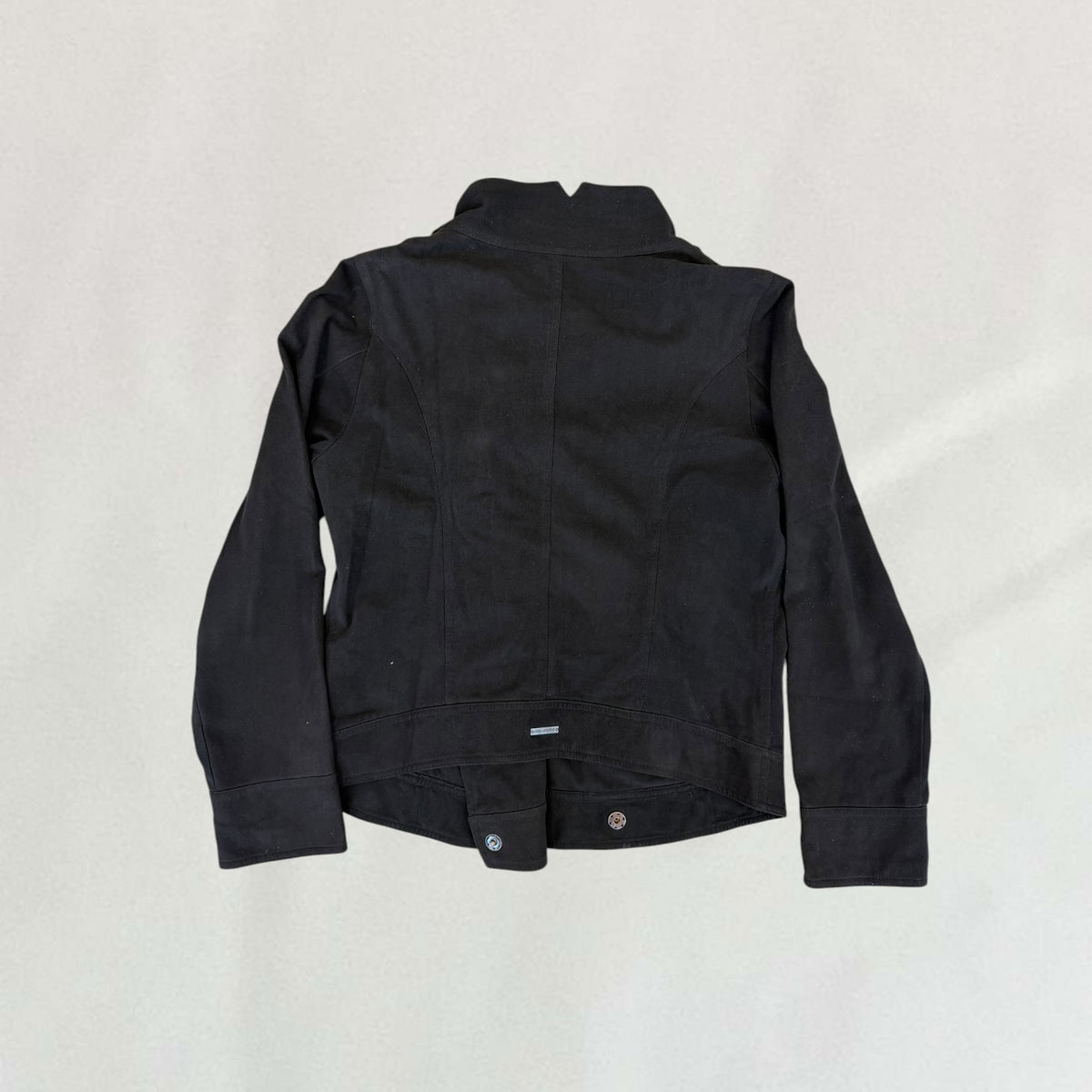 Cop Copine asymmetric suede jacket