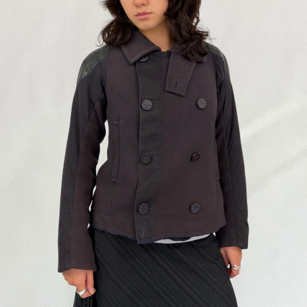 Marithé + François Girbaud double-breasted jacket