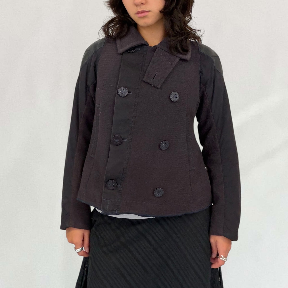 Marithé + François Girbaud double-breasted jacket