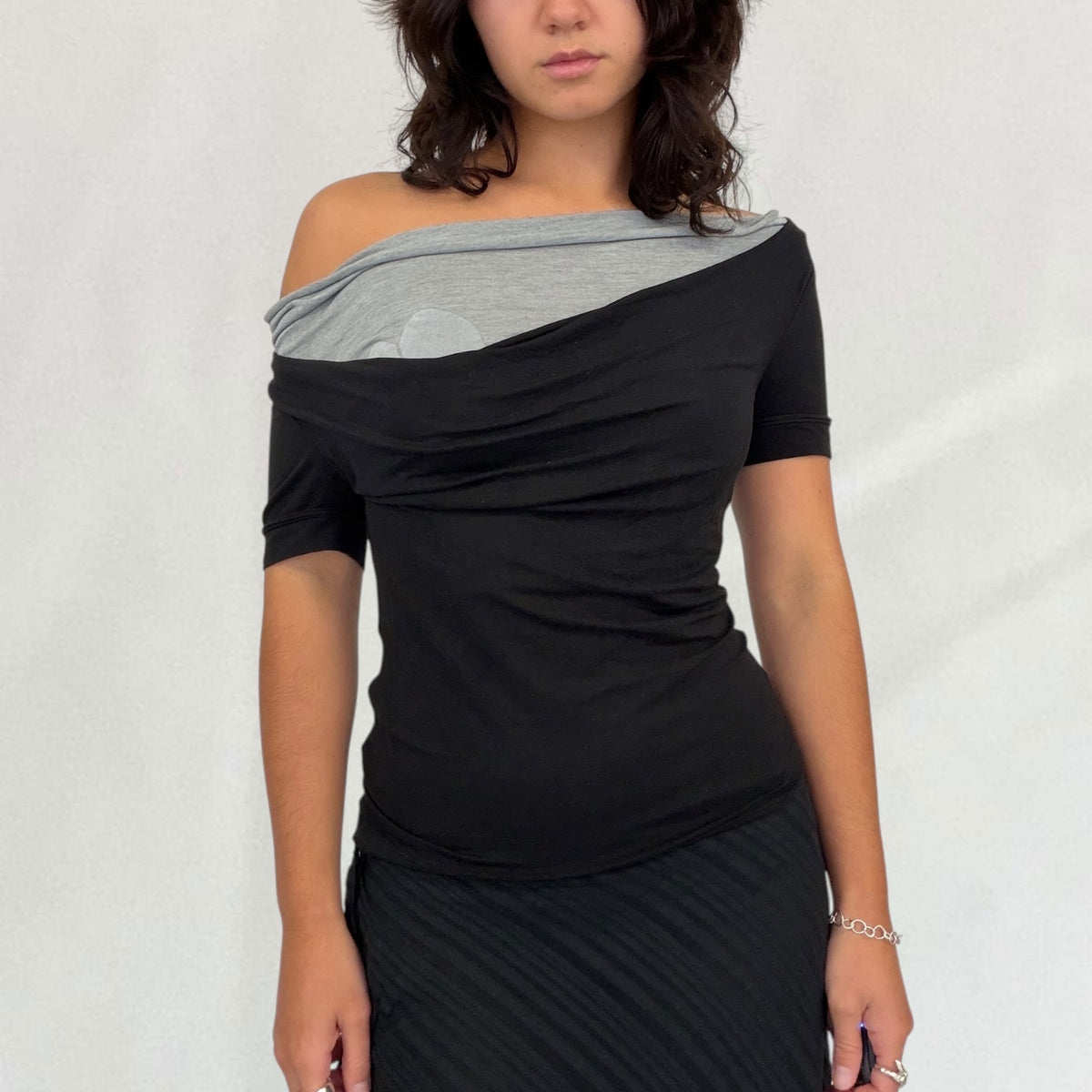 Cop Copine cowl-neck T-shirt