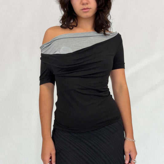 Cop Copine cowl-neck T-shirt