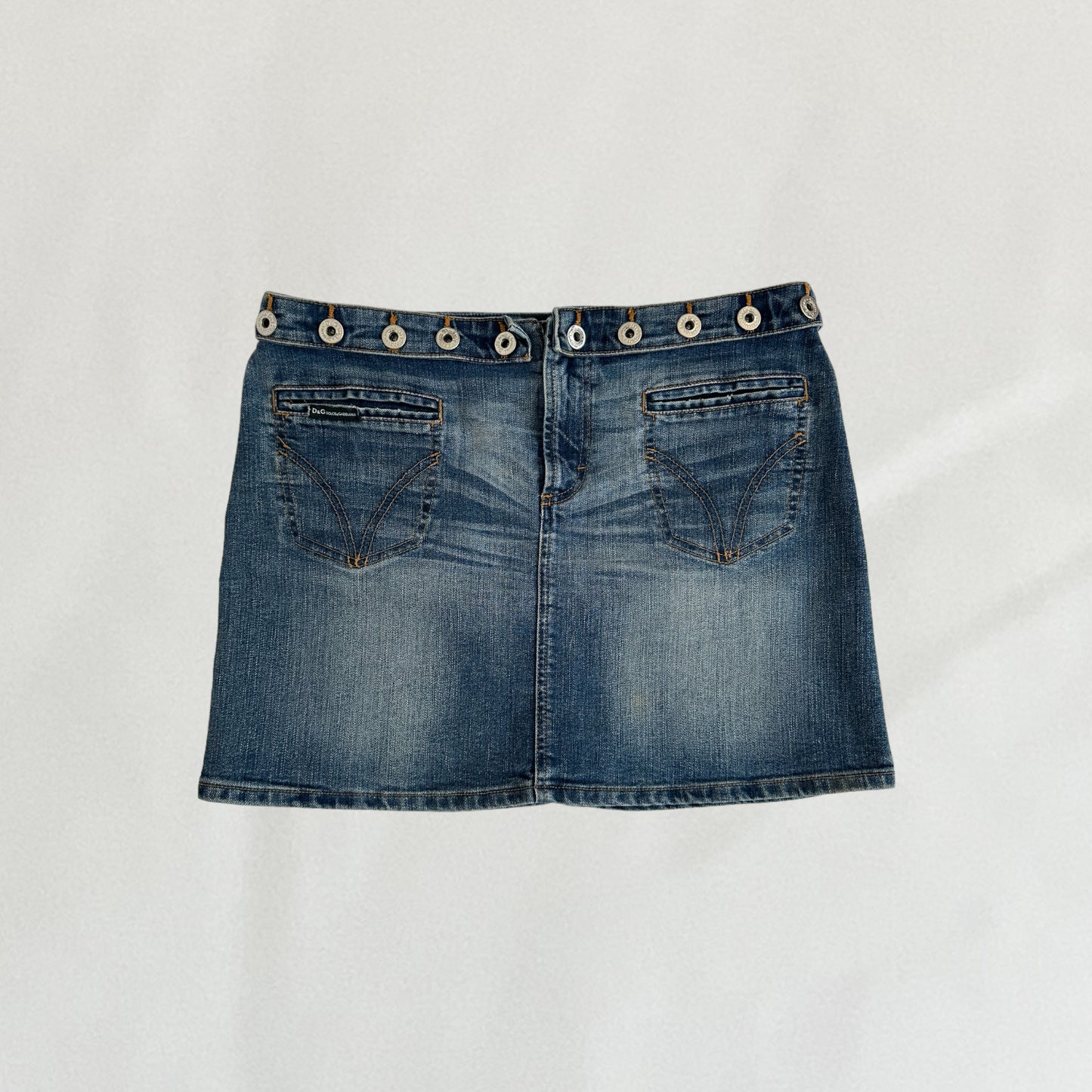 Dolce & Gabbana denim miniskirt