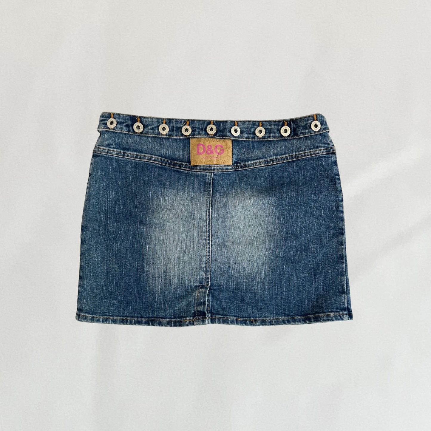 Dolce & Gabbana denim miniskirt