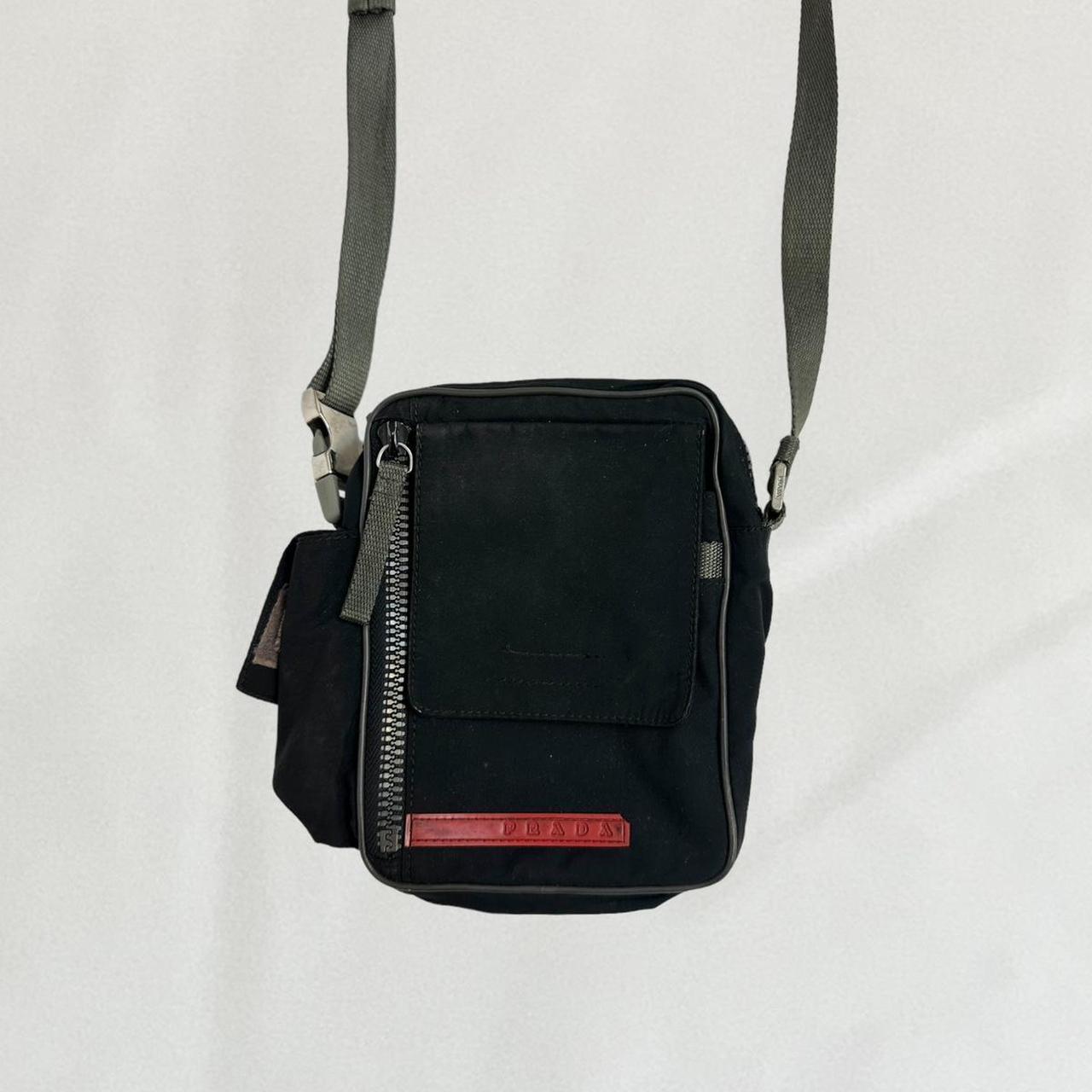 Prada sport cross body bag with compartments
